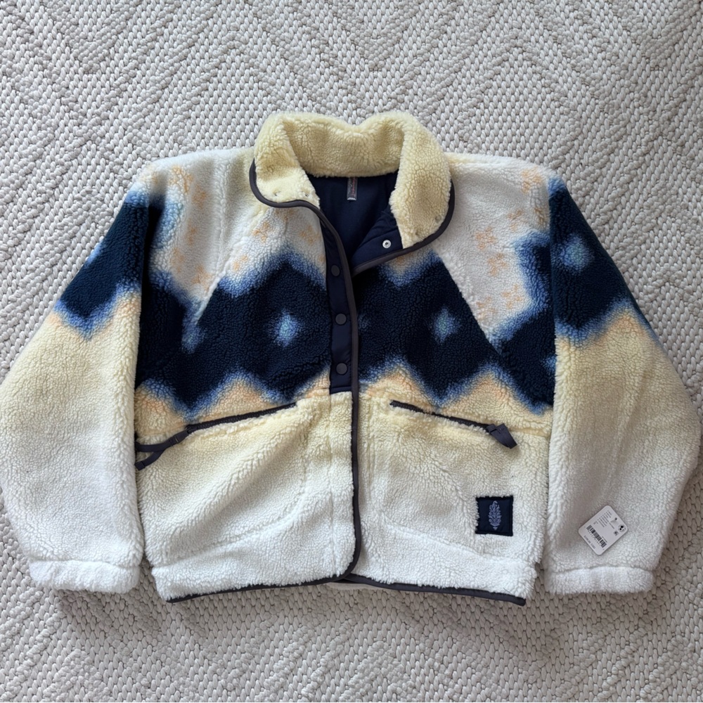NWT Free People Hit the Slopes Fleece Jacket S - Picture 2 of 6